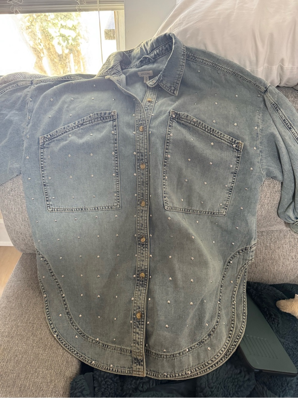 Pilcro Medium Denim button up